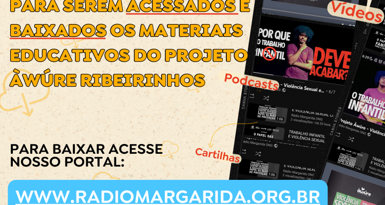 Rádio Margarida lança novos materiais educativos sobre proteção de crianças e adolescentes